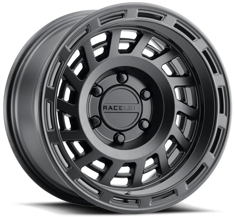 Raceline 957B Halo Satin Black