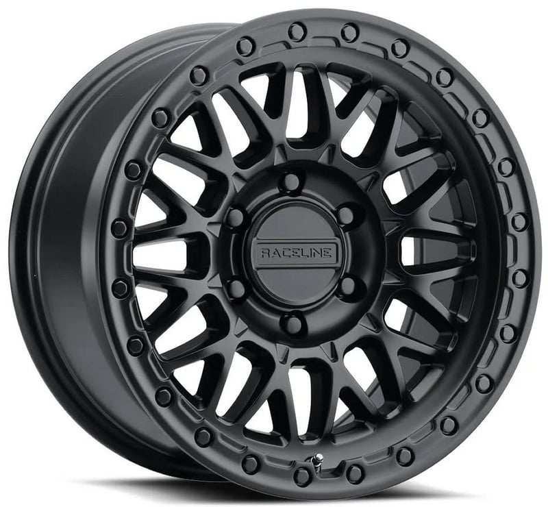 17x8.5 raceline 963b satin black 6x139.7/5.5 25mm