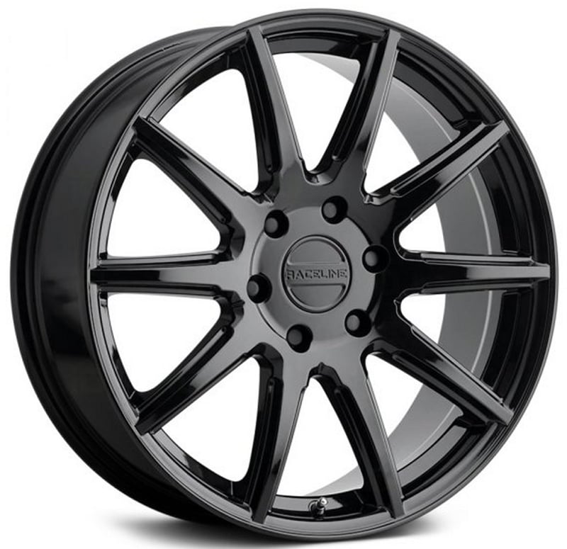 18x8 raceline 159b spike gloss black 5x5/127 35mm