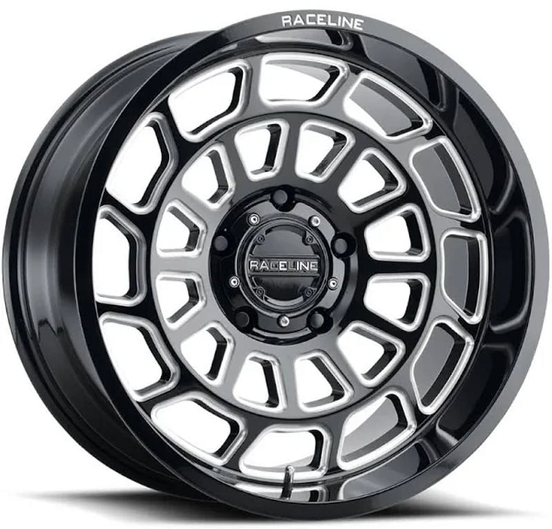 Raceline 955M Wrap Gloss Black Machined