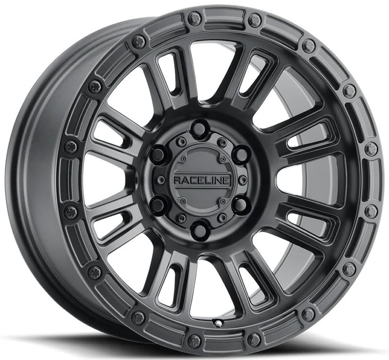 18x9 raceline 956b compass satin black 6x5.5/139.7 18mm