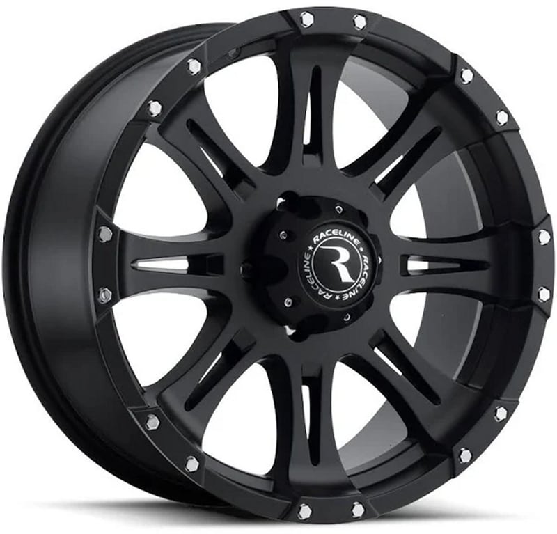 18x9 raceline 981 raptor black 6x5.5/139.7 -6mm