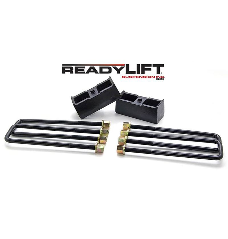 readylift 2.25" rear block kit 1999-2021 chevrolet/gmc 1500 66-3002