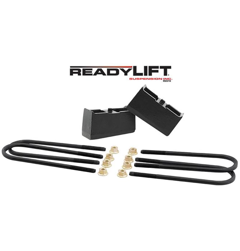 readylift 3" rear block kit 1999-2021 chevrolet/gmc 1500 66-3003