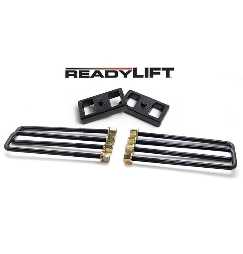readylift 1" rear block kit 2011-2021 chevrolet/gmc 2500/3500 hd 66-3111