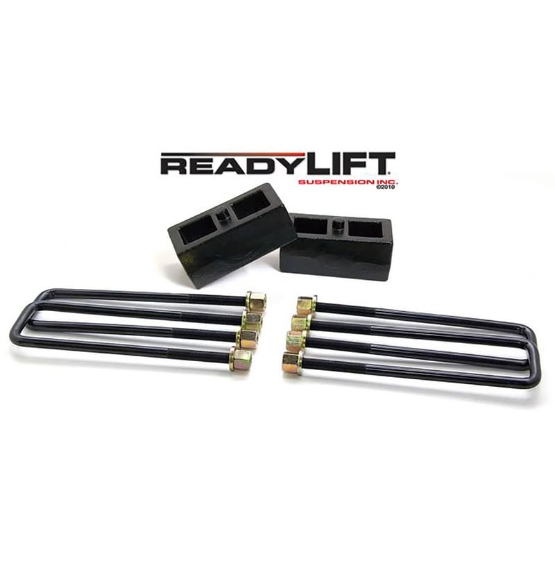 readylift 2" rear block kit 2011-2021 chevrolet/gmc 2500/3500 hd 66-3112