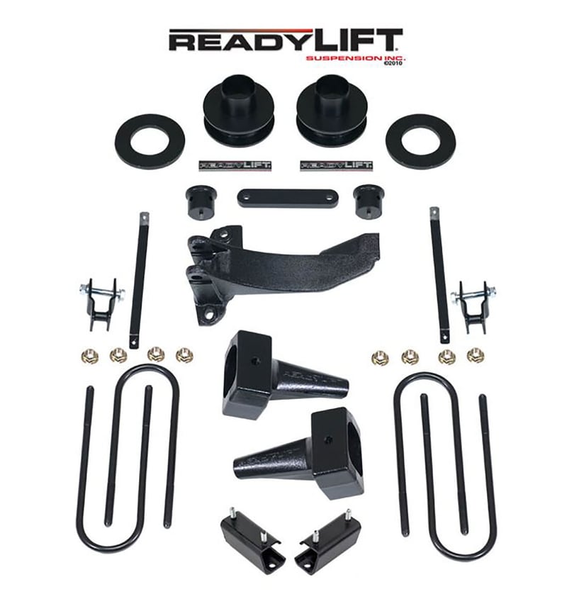 readylift 2.5" sst lift kit w/ 5" rear blocks 2011-2016 ford f-250/f-350 super duty 4wd (1 piece drive shaft) 69-2511tp