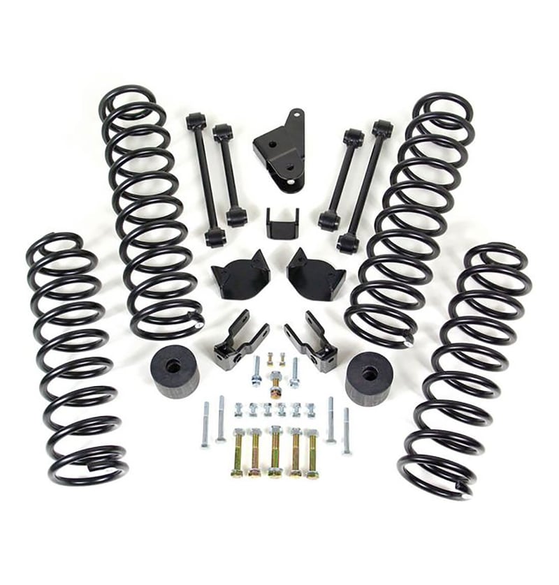 readylift 4" front 3" rear coil spring lift kit 2007-2018 jeep jk wrangler 69-6400
