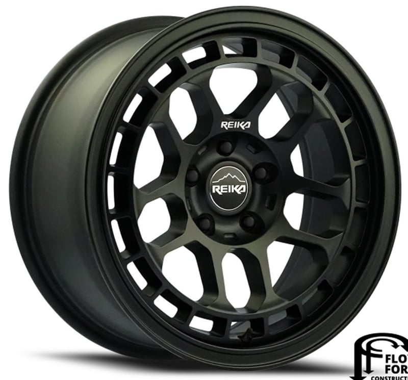 17x8 reika r30 drifter satin black (flow formed) 5x4.5/114.3 20mm
