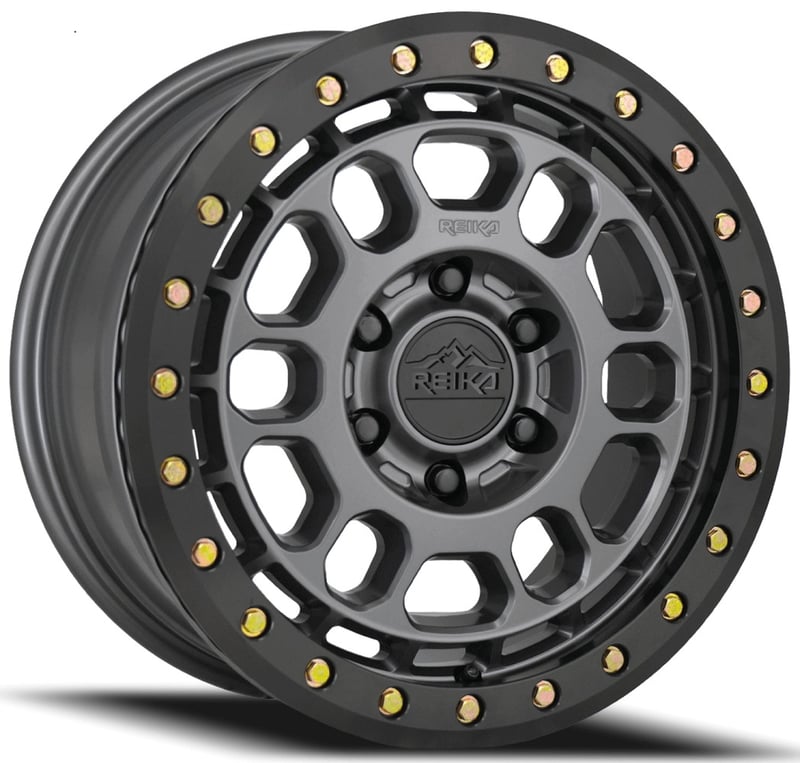 Reika R35B Rambler Beadlock Satin Gunmetal w/ Black E Coated Ring