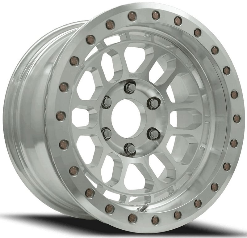 17x9 reika r35b rambler beadlock machined clear (flow formed) 6x5.5/139.7 -12mm
