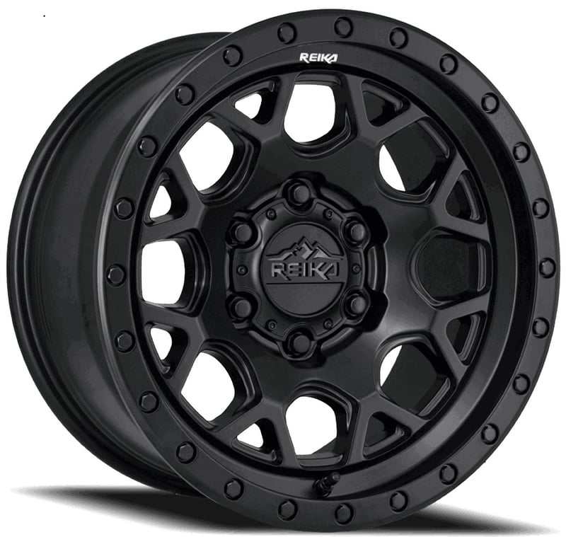17x8.5 reika r45 marauder satin black 6x135 18mm