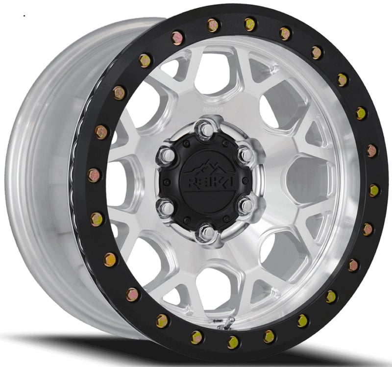 Reika R45B Marauder Forged Beadlock Machined w/ Black E Coated Ring