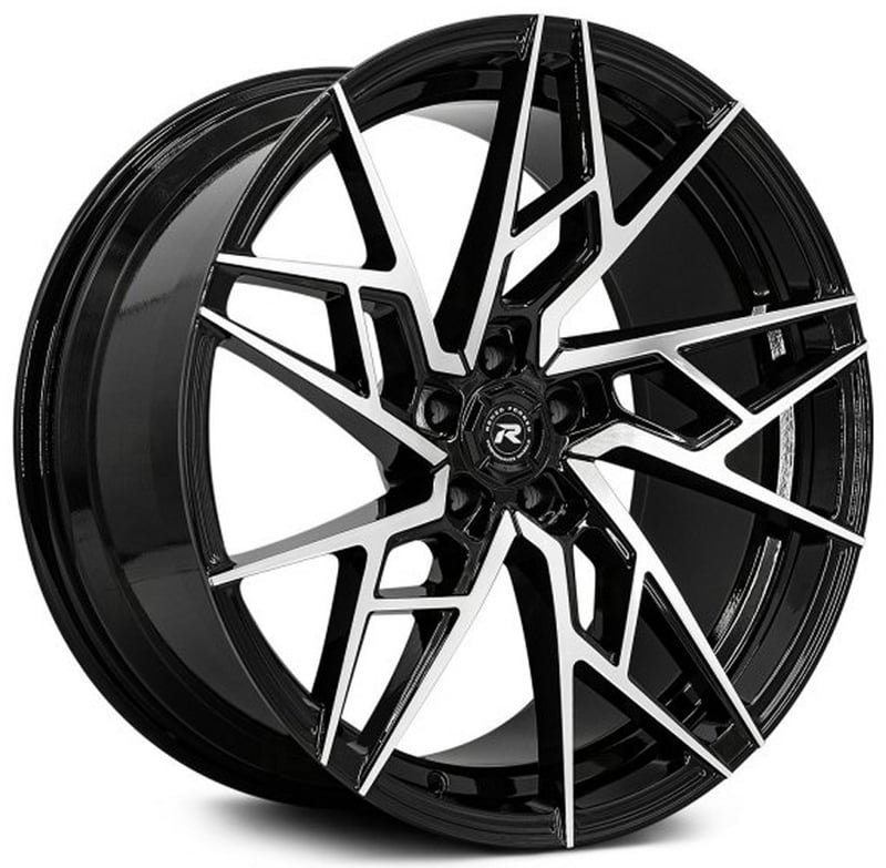 20x9 renzo ascari gloss black machined (custom)