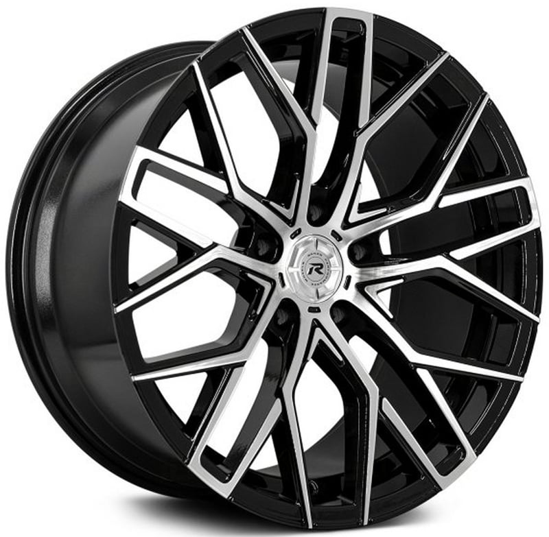20x9 renzo cota gloss black machined (custom)