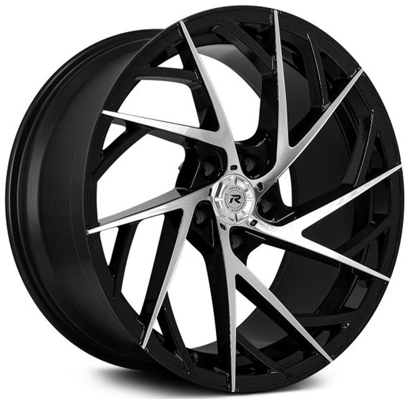 20x10.5 renzo mugello gloss black machined (custom)