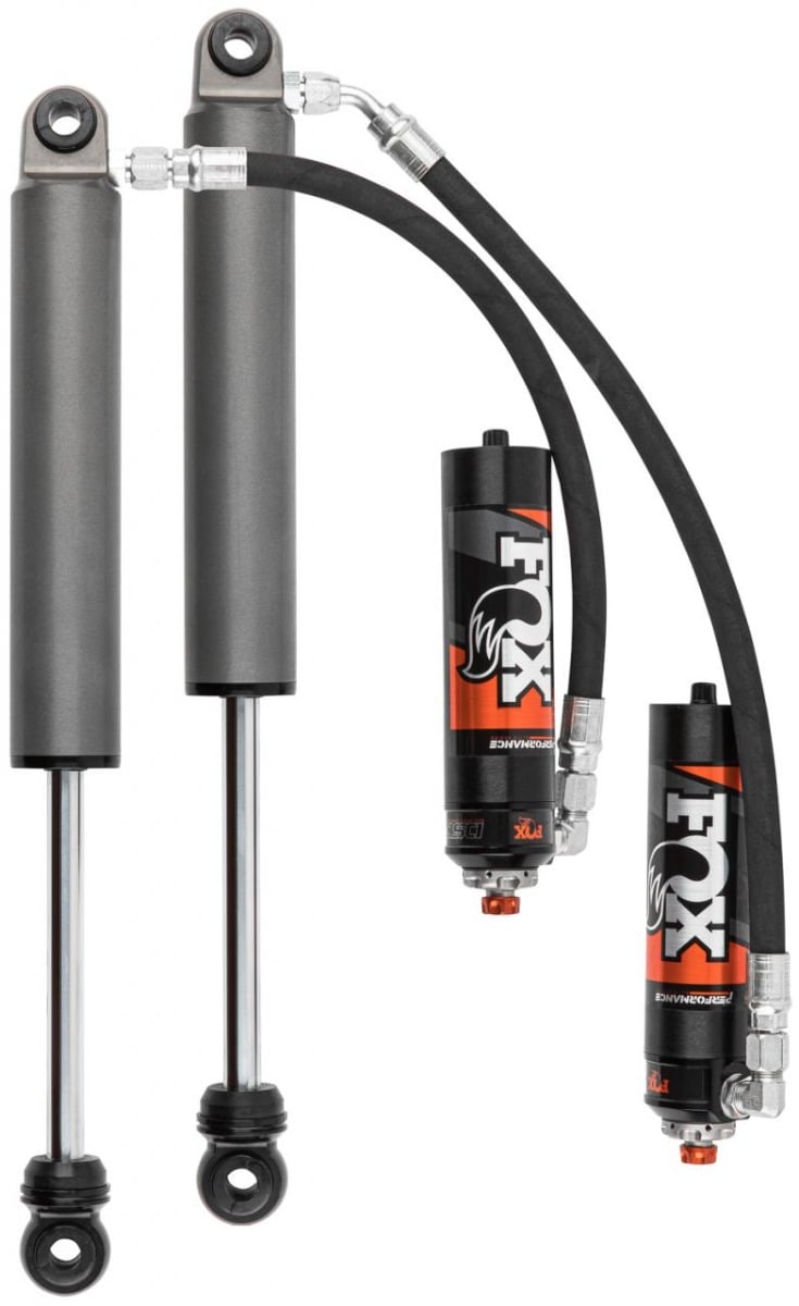 fox 2019+ gm 1500 performance elite series 2.5 reservoir rear adjustable shocks 883-26-087