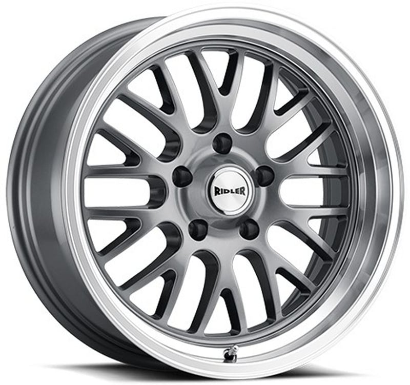 Ridler 607 Grey w/ Machined Lip