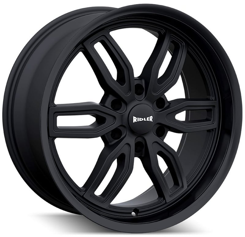 (clearance - no returns) 20x9 ridler 609 matte black 6x135 30mm