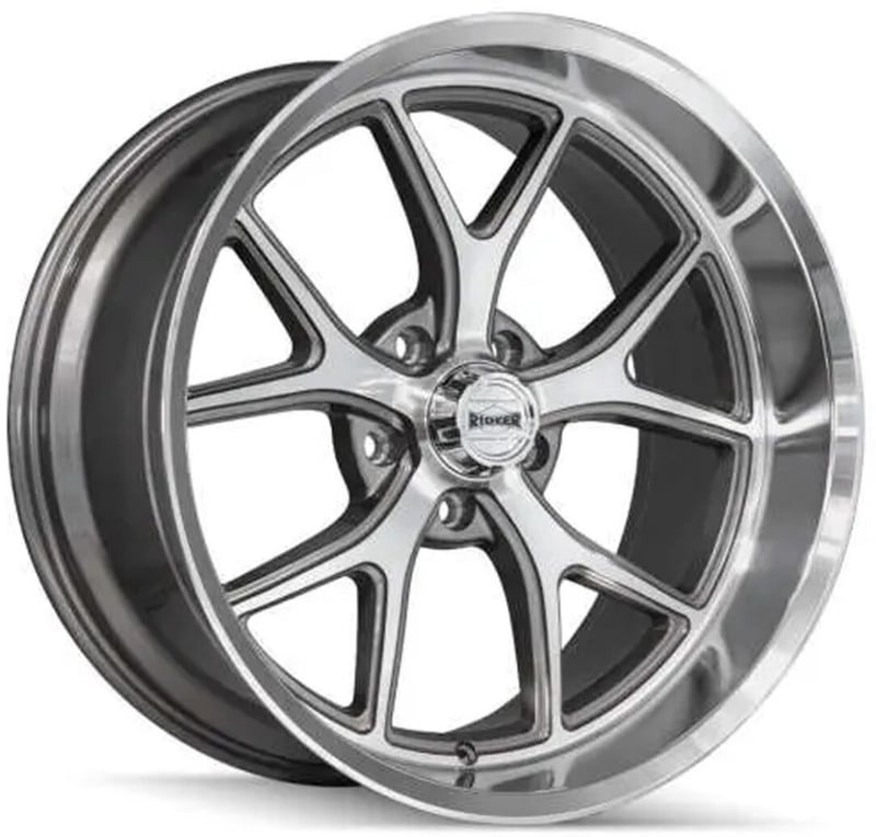 Ridler 661 Gloss Grey w/ Diamond Cut Lip