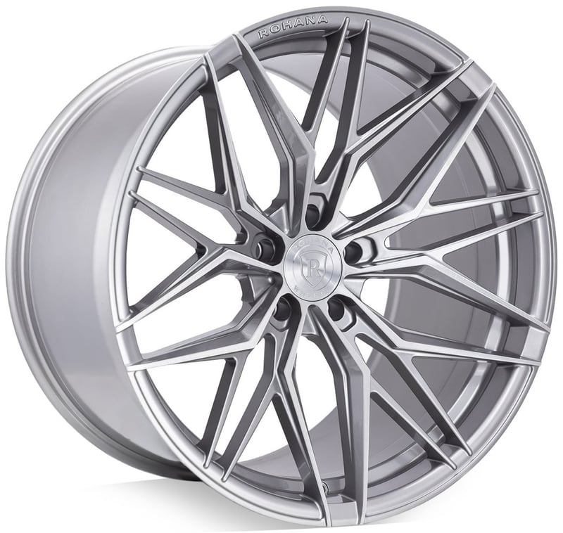 20x10 rohana rfx17 brushed titanium (cross forged) (deep concave) 5x120 38mm
