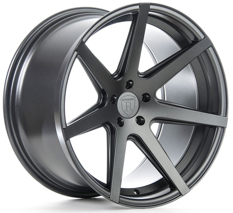 (clearance - no returns) 20x9 rohana rc7 matte graphite 5x4.5/114.3 42mm