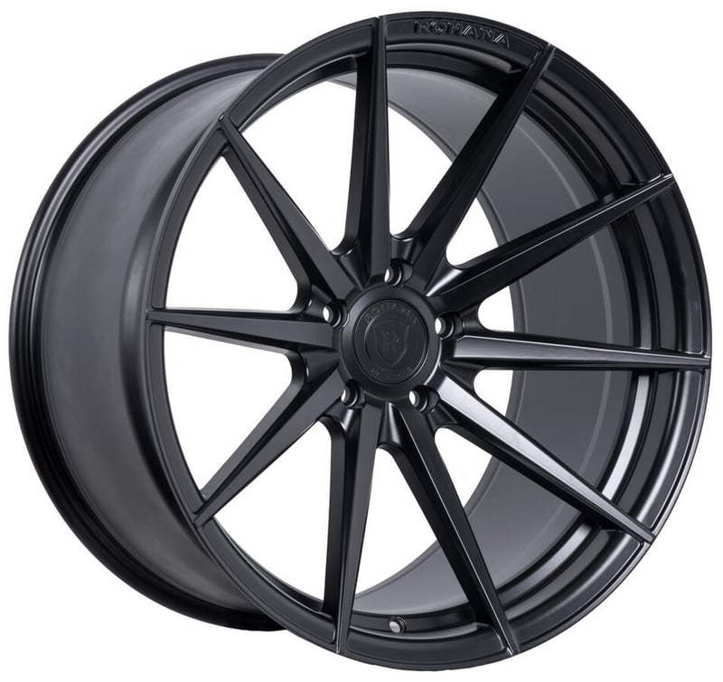 (clearance - no returns) 20x11 rohana rfx1 matte black (cross forged) (mid concave) 5x120 40mm
