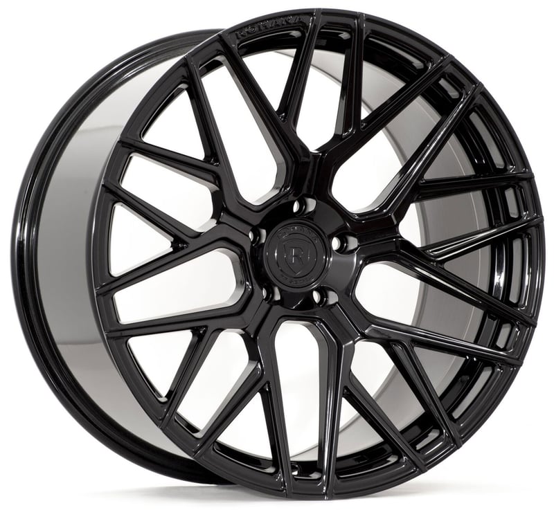 (special pricing) 20x10 rohana rfx10 gloss black (cross forged) 5x120 25mm