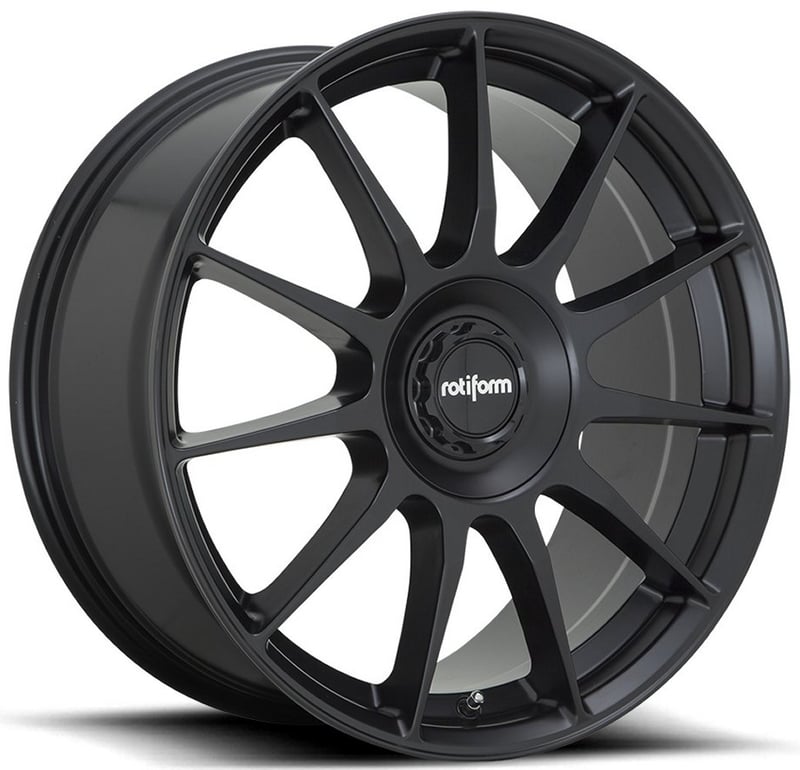 20x10 rotiform dtm satin black r168 5x4.25/108 5x4.5/114.3 40mm