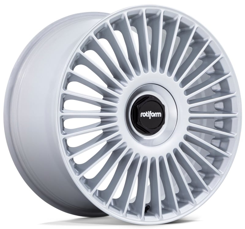 22x11.5 rotiform grz gloss silver rc202 5x112 5x120 40mm