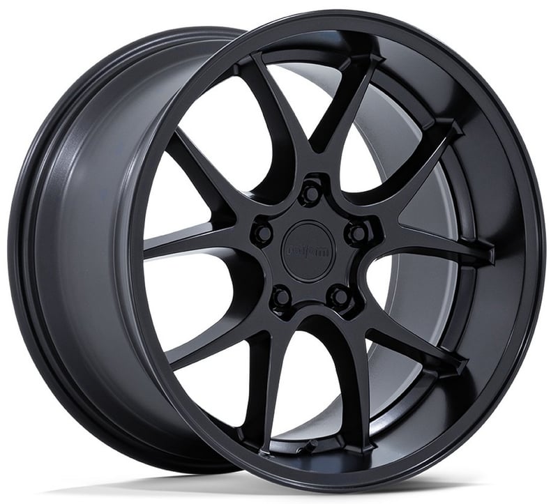 19x11 rotiform ltn-j matte black rc207 5x130 55mm