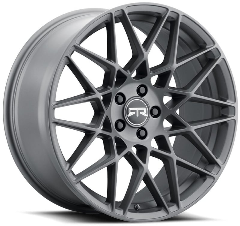 20x9.5 rtr tech mesh mustang satin charcoal (flow formed) 5x4.5/114.3 33mm