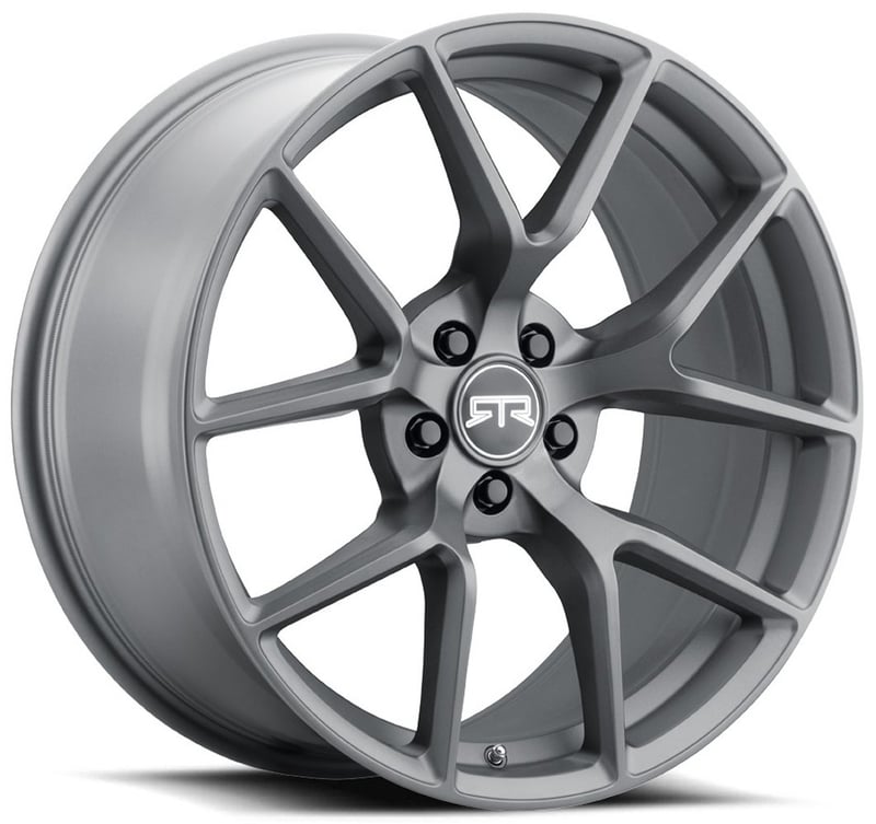 19x9.5 rtr tech 5 mustang satin charcoal (flow formed) 5x4.5/114.3 33mm