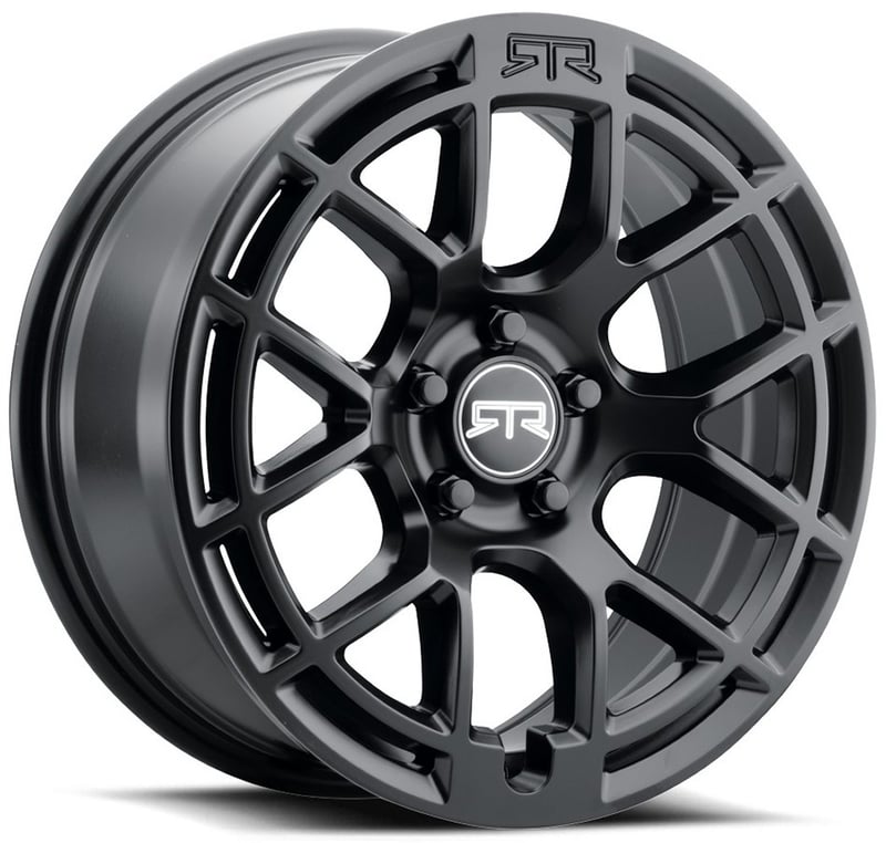 18x9 rtr tech 6 bronco / ranger satin black (flow formed) 6x5.5/139.7 30mm