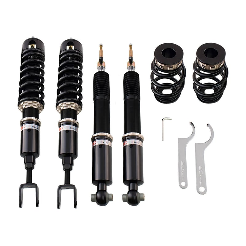 bc racing br series coilover kit for 2002-2008 audi a4 (fwd / awd)/ 2003-2008 audi s4 (awd)/ 2007-2008 audi rs4 sedan s-02-br