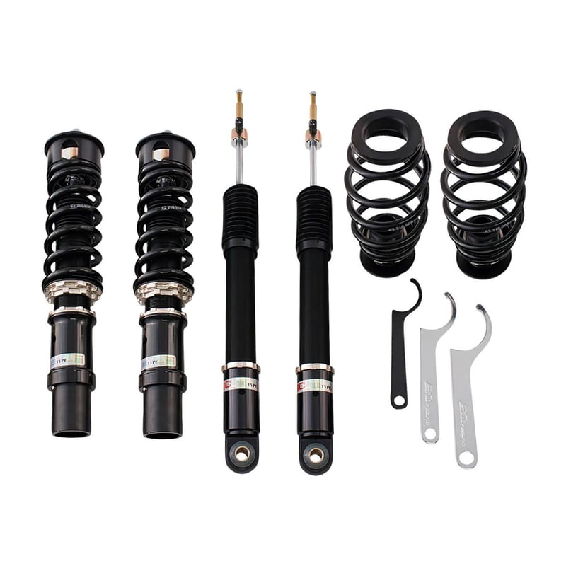 bc racing br series coilover 2009-2016 audi a4 / s4 fwd/awd / 2009-2017 a5 / s5 fwd/awd s-07-br