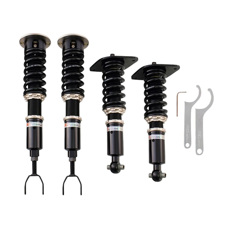 bc racing br series coilover kit for 1999-2004 audi a6 awd s-12-br