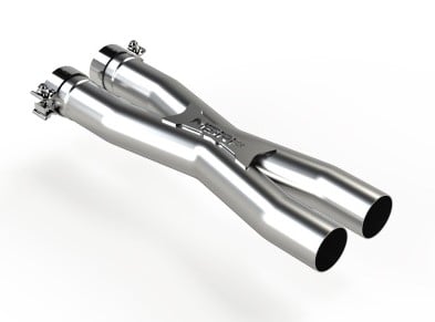 mbrp 12-21 ferrari 812sf/812gts/f12 6.3l/ 6.5l 3in resonator delete x-pipe - t304 s3900304