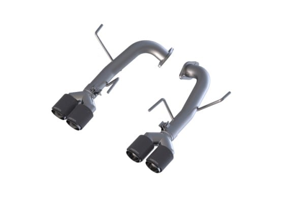 mbrp 15-19 subaru wrx 2.0l/sti 2.5l 2.5in dual split rear exit w/ 3.5in cf tips - t304 s48013cf