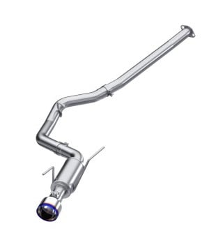 mbrp 15-21 subaru wrx 2.0l/sti 2.5l/ 11-14 sed. 3in cat-back single rear exit w/ burnt end tips-t304 s48033be