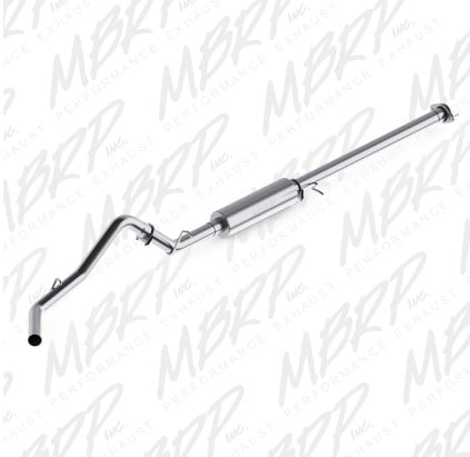 mbrp 2007-2008 chev/gmc 1500 cc ec 6ft6in bed 4.8/5.3l 3in cat back single side al p series exhaust s5036p