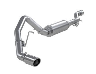 mbrp 15-20 gm tahoe/suburban/yukon/yukon xl/escalade aluminized steel 3in. cat back -single side s5043al