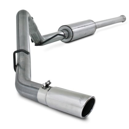 mbrp 11-13 chevy 1500 silverado/gmc sierrai 6.2l v8 3.5in cat back single side exhaust al s5070al