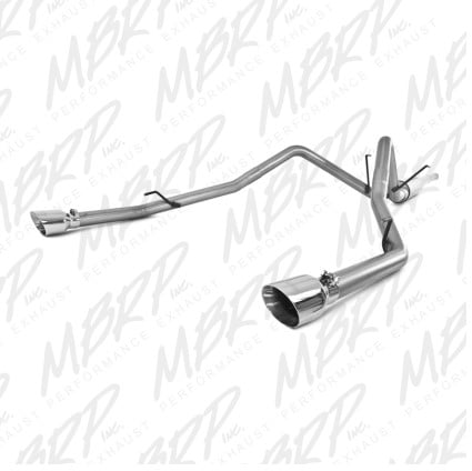 mbrp 2009 dodge ram 1500 5.7l cat back dual split rear s5146al