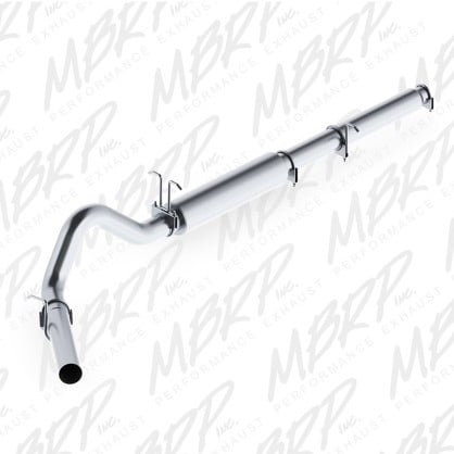 mbrp 1999-2004 ford f-250/350 v-10 cat back 4in single side al p series exhaust s5206p