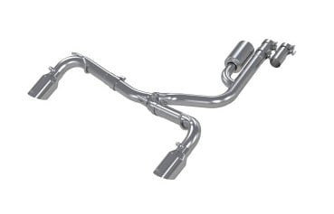mbrp 2021+ ford bronco sport (1.5l / 2.0l ecoboost) 2.5in resonator-back exhaust - dual rear exit s5207409