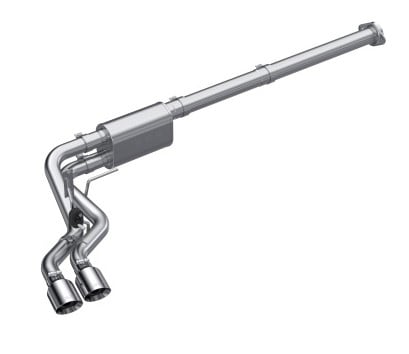 mbrp 2021 ford f-150 2.7l ecoboost / 3.5l ecoboost / 5.0l 3in cat back single side exit t304 s5217304
