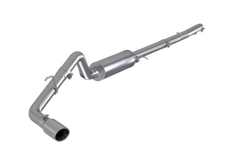 mbrp 2019 ford ranger ecoboost 2.3l 4in od tip single side exit 3in al cat back s5227al