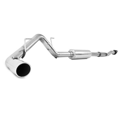 mbrp 11-12 ford f150 3in cat back single side exit t409 exhaust system s5230409