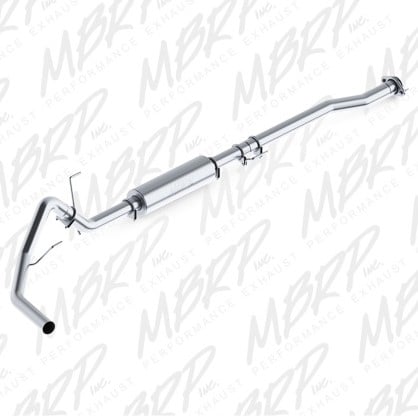 mbrp 2011-2014 ford f150 v6 ecoboost 3in cat back single side al p series exhaust s5236p